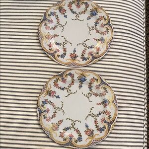 Restoration Hardware metal plates/chargers